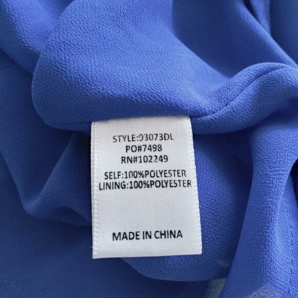 Skies Are Blue Pop Over Sheath Dress Strappy Back M - Picture 6 of 6